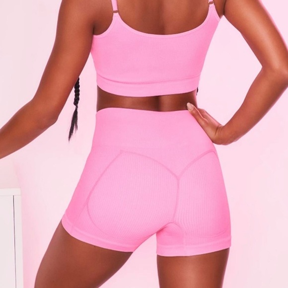 NWT Bo + Tee x Meggan Grubb Intense ribbed bike shorts - Picture 2 of 16